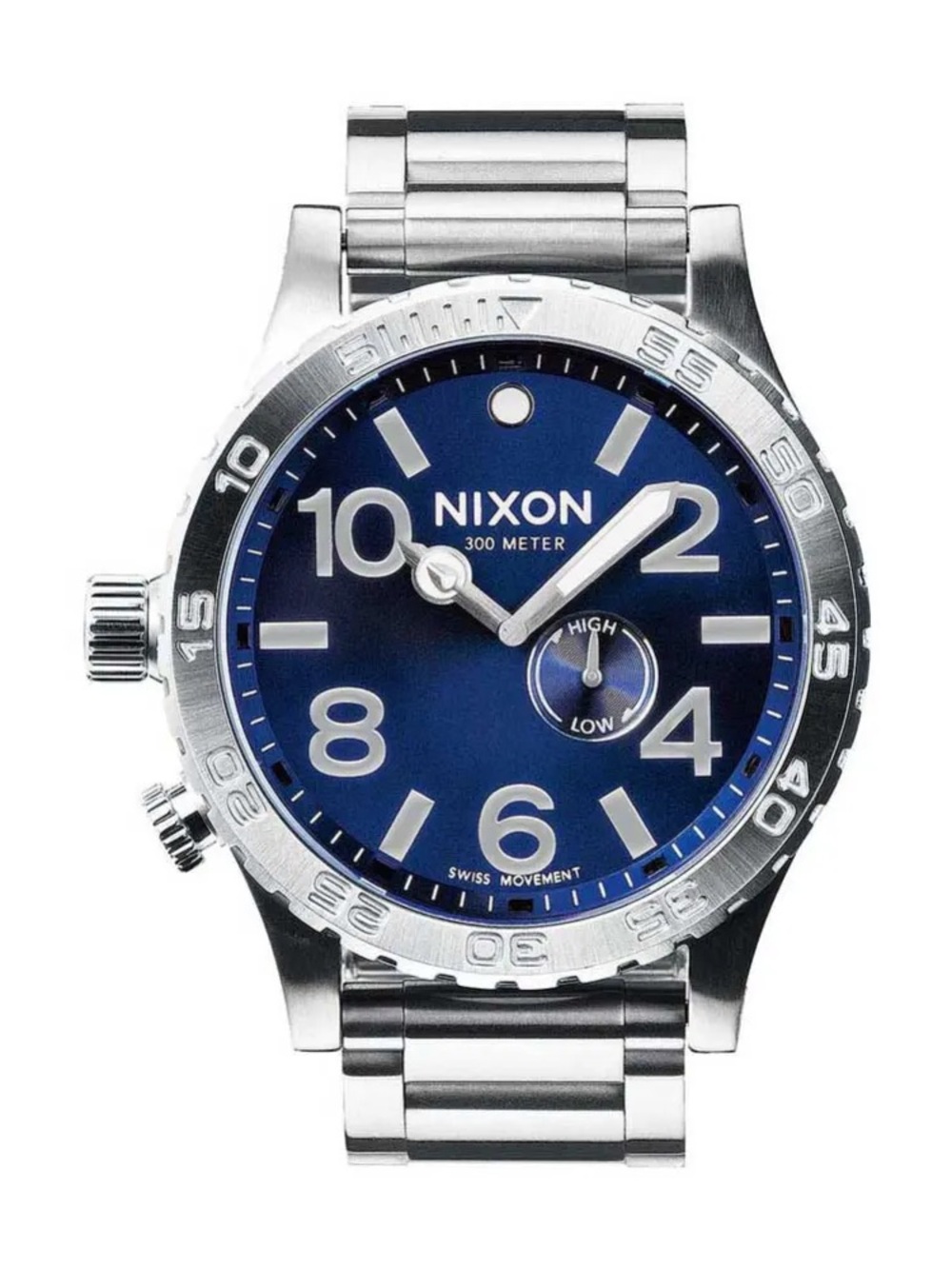 Nixon 51-30 Stainless Steel Watch with Blue Dial